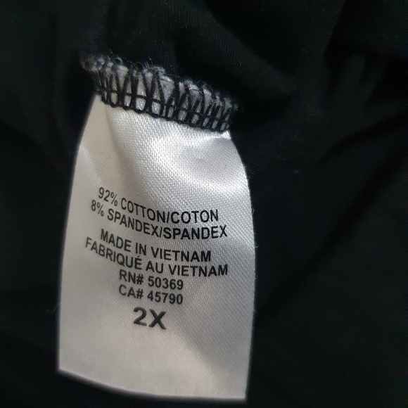 Spalding Pull On Black Leggings Size 2X - Picture 5 of 7